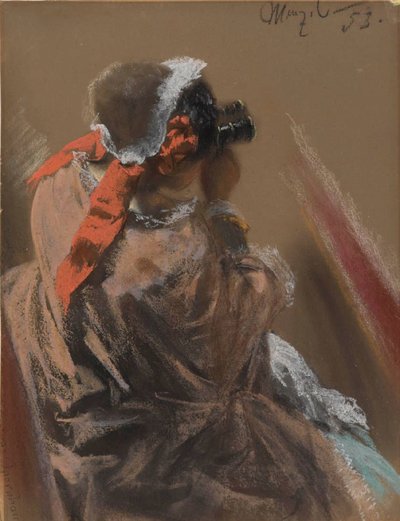 Operabal studie door Adolph Menzel